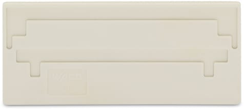 WAGO ELETTRONICA - Piastra di separazione.spessore 2 mm.sporgente.grigio chiaro 282-331