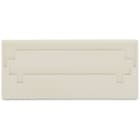 WAGO ELETTRONICA - Piastra di separazione.spessore 2 mm.sporgente.grigio chiaro 282-331