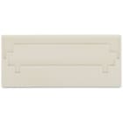 WAGO ELETTRONICA - Piastra di separazione.spessore 2 mm.sporgente.grigio chiaro