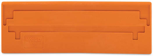 WAGO ELETTRONICA - Piastra di separazione.spessore 2 mm.sporgente.arancione