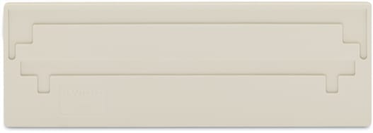 WAGO ELETTRONICA - Piastra di separazione.spessore 2 mm.sporgente.grigio chiaro 282-342