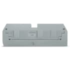 WAGO ELETTRONICA - Piastra di copertura di riduzione.spessore 1 mm.in connessione con morsetti per 3 conduttori 282-681.grigio