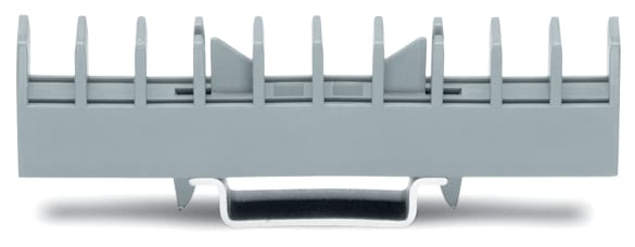 WAGO ELETTRONICA - Collettore per ponticelli.per ponticelli per morsetto a commutazione trasversale (282-811) e per morsetto sezionatore longitudinale (282-821).grigio 282-369