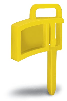 WAGO ELETTRONICA - Blocco.per leva sezionatrice.giallo
