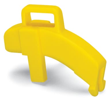 WAGO ELETTRONICA - Blocco.per leva sezionatrice.giallo