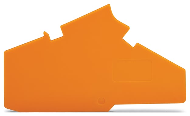 WAGO ELETTRONICA - Piastra di separazione e terminale.spessore 1,5 mm.arancione 282-385