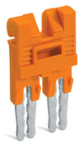 WAGO ELETTRONICA - Ponticello.2 poli.isolato.arancione 282-432/100-000