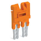 WAGO ELETTRONICA - Ponticello.2 poli.isolato.arancione 282-432/100-000