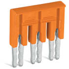 WAGO ELETTRONICA - Ponticello.3 poli.isolato.arancione