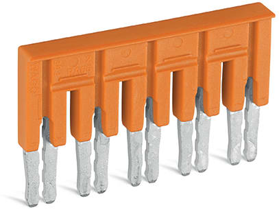 WAGO ELETTRONICA - Ponticello.5 poli.isolato.arancione