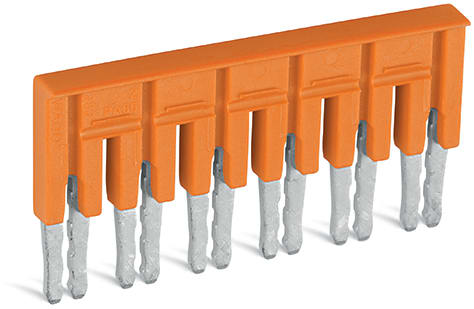 WAGO ELETTRONICA - Ponticello.6 poli.isolato.arancione 282-436