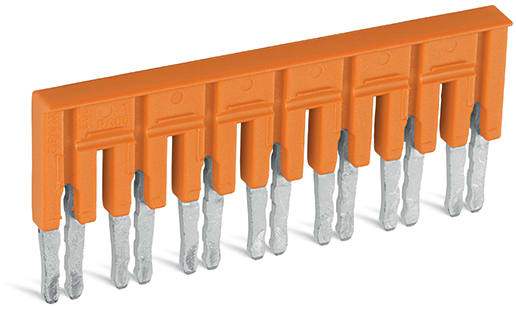 WAGO ELETTRONICA - Ponticello.7 poli.isolato.arancione 282-437