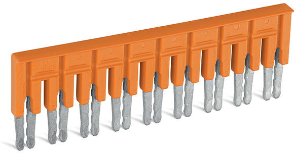 WAGO ELETTRONICA - Ponticello.9 poli.isolato.arancione