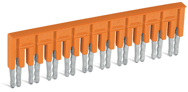 WAGO ELETTRONICA - Ponticello.10 poli.isolato.arancione 282-440