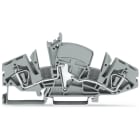 WAGO ELETTRONICA - Morsetto passante per 2 conduttori.6 mm².senza prese di test.grigio 282-841/049-000