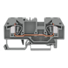 WAGO ELETTRONICA - Morsetto passante per 2 conduttori.6 mm².marcatura centrale.grigio
