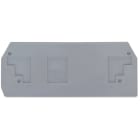 WAGO ELETTRONICA - Piastra terminale e intermedia.spessore 2,5 mm.grigio