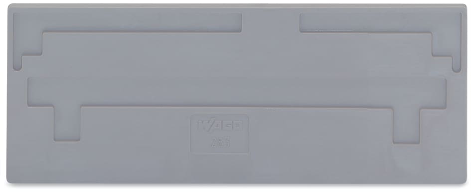 WAGO ELETTRONICA - Piastra di separazione.spessore 2 mm.sporgente.grigio