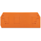 WAGO ELETTRONICA - Piastra terminale e intermedia.spessore 2,5 mm.arancione