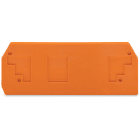 WAGO ELETTRONICA - Piastra terminale e intermedia.spessore 2,5 mm.arancione