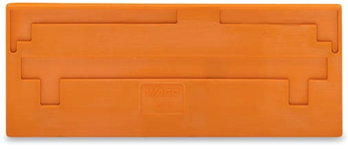 WAGO ELETTRONICA - Piastra di separazione.spessore 2 mm.sporgente.arancione