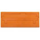WAGO ELETTRONICA - Piastra di separazione.spessore 2 mm.sporgente.arancione