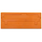 WAGO ELETTRONICA - Piastra di separazione.spessore 2 mm.sporgente.arancione