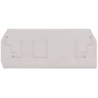 WAGO ELETTRONICA - Piastra terminale e intermedia.spessore 2,5 mm.grigio chiaro