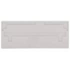 WAGO ELETTRONICA - Piastra di separazione.spessore 2 mm.sporgente.grigio chiaro