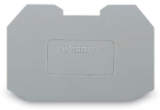 WAGO ELETTRONICA - Piastra di copertura di riduzione.spessore 1 mm.grigio