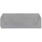 WAGO ELETTRONICA - Piastra terminale e intermedia.spessore 2,5 mm.grigio 283-350
