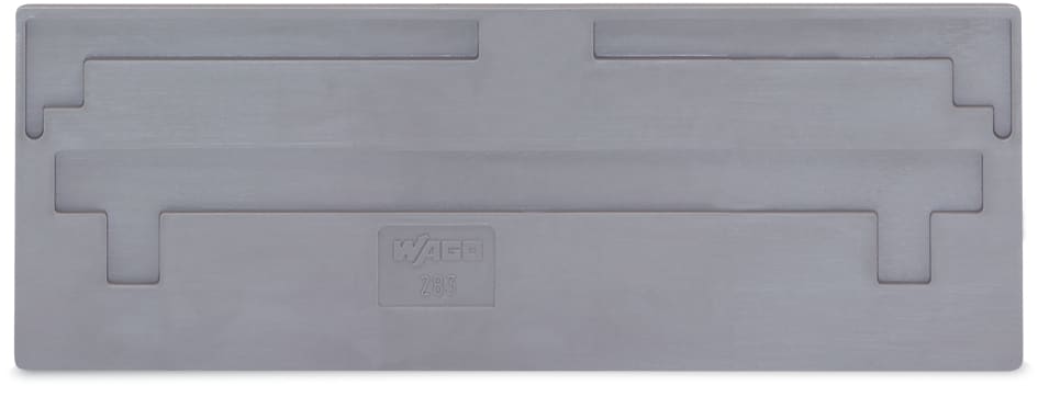 WAGO ELETTRONICA - Piastra di separazione.spessore 2 mm.sporgente.grigio