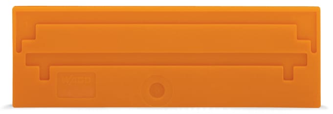 WAGO ELETTRONICA - Piastra di separazione.spessore 2 mm.sporgente.arancione