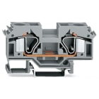 WAGO ELETTRONICA - Morsetto passante per 2 conduttori.16 mm².slot per marcatura laterali.grigio
