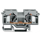 WAGO ELETTRONICA - Morsetto passante per 2 conduttori.16 mm².slot per marcatura laterali.grigio