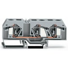 WAGO ELETTRONICA - Morsetto passante per 3 conduttori.16 mm².marcatura centrale.grigio