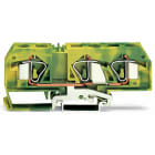 WAGO ELETTRONICA - Morsetto di terra per 3 conduttori.16 mm².marcatura centrale.verde-giallo