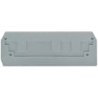 WAGO ELETTRONICA - Piastra terminale e intermedia.spessore 2,5 mm.grigio 284-308