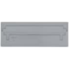 WAGO ELETTRONICA - Piastra di separazione.spessore 2 mm.sporgente.grigio