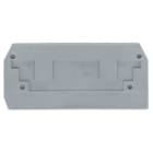 WAGO ELETTRONICA - Piastra terminale e intermedia.spessore 2,5 mm.grigio