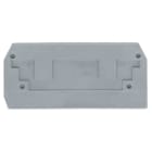 WAGO ELETTRONICA - Piastra terminale e intermedia.spessore 2,5 mm.grigio