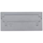 WAGO ELETTRONICA - Piastra di separazione.spessore 2 mm.sporgente.grigio