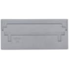 WAGO ELETTRONICA - Piastra di separazione.spessore 2 mm.sporgente.grigio