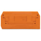WAGO ELETTRONICA - Piastra terminale e intermedia.spessore 2,5 mm.arancione 284-328