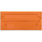 WAGO ELETTRONICA - Piastra di separazione.spessore 2 mm.sporgente.arancione