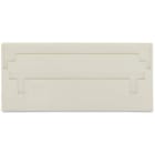 WAGO ELETTRONICA - Piastra di separazione.spessore 2 mm.sporgente.grigio chiaro