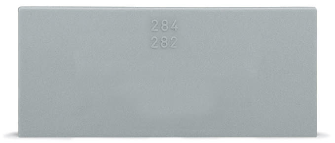 WAGO ELETTRONICA - Piastra di copertura di riduzione.spessore 1 mm.grigio 284-333