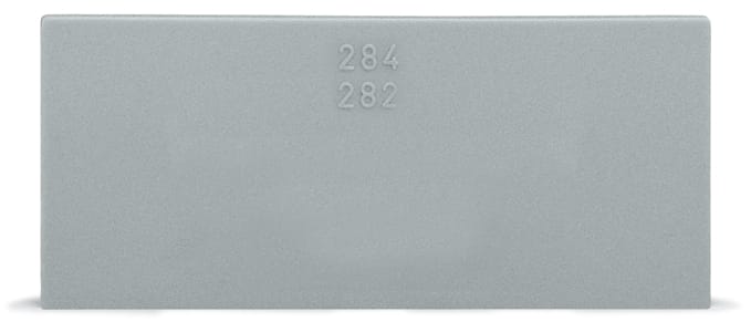 WAGO ELETTRONICA - Piastra di copertura di riduzione.spessore 1 mm.grigio