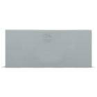 WAGO ELETTRONICA - Piastra di copertura di riduzione.spessore 1 mm.grigio