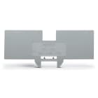 WAGO ELETTRONICA - Piastra di copertura di riduzione.spessore 1 mm.per morsetti per 2, 3 e 4 conduttori.grigio